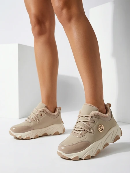 Royalfashion Sneakersy damskie z ociepleniem Caroz