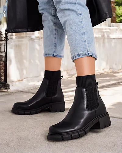 Royalfashion Botki damskie wsuwane Domixo