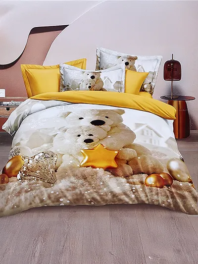 Royalfashion Pościel świąteczna 160x200 komplet 3-CZĘŚCI