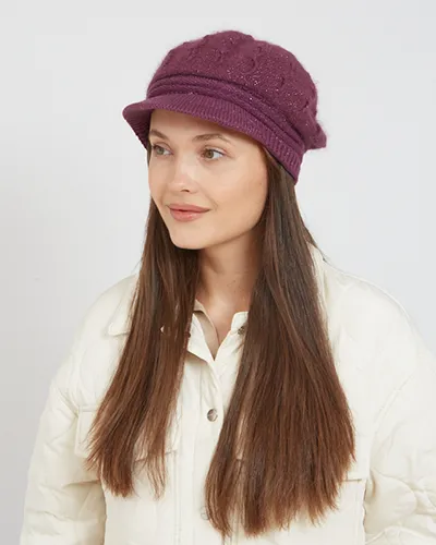 Royalfashion Beret damski z daszkiem