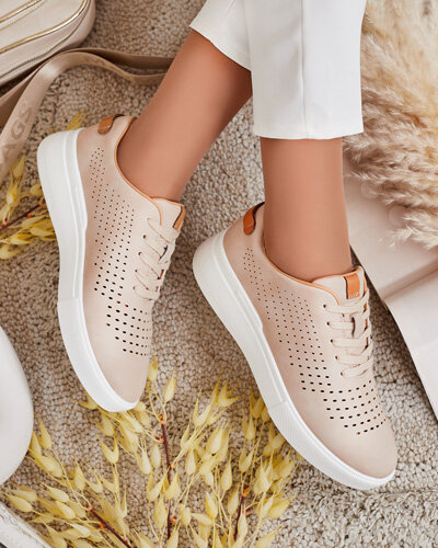 Royalfashion Damskie ażurowe buty sportowe Deromias