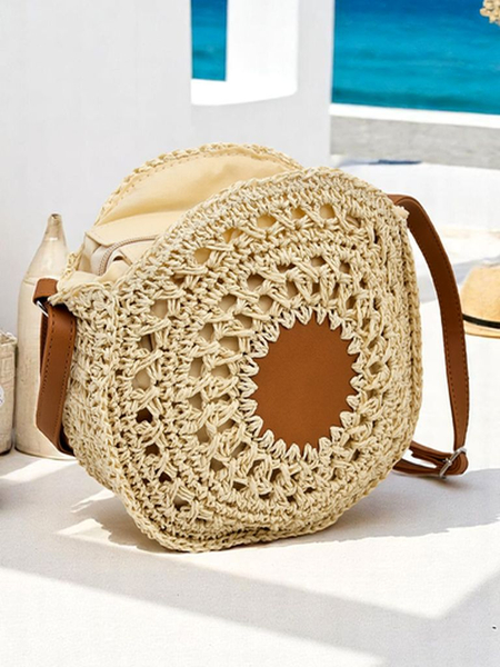 Royalfashion Mała słomiana torebka damska Solar Mini