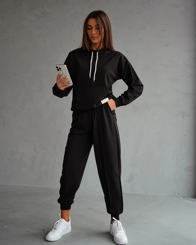 Royalfashion Bawełniany damski komplet casualowy