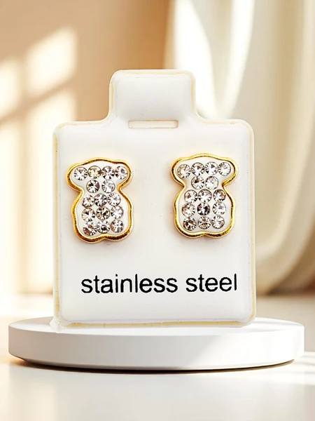 Royalfashion Kolczyki damskie w kształcie misia