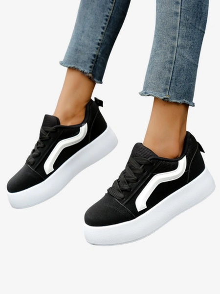 Royalfashion Sportowe sneakersy damskie na platformie Ensis