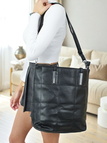 Жіноча сумка-шопер з екошкіри Tessira