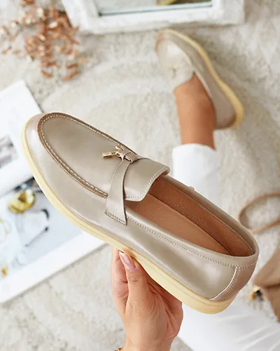 Royalfashion Eleganckie mokasyny damskie Leosi