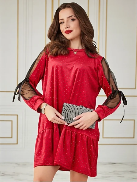 Royalfashion Жіноча оксамитова сукня