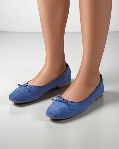 Royalfashion Damskie baleriny z kokardką Zaame