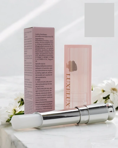 Luxelux Matte Nawilżająca pomadka zmieniająca kolor White 01 4g