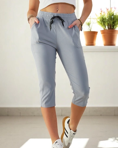 Royalfashion бавовняні жіночі 3/4 шорти