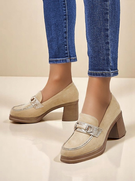 Royalfashion Mokasyny damskie na słupku Apareus