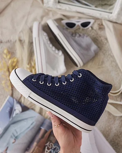 Royalfashion Damskie ażurowe trampki Nizzef