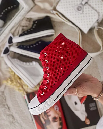 Royalfashion Damskie ażurowe trampki Nizzef