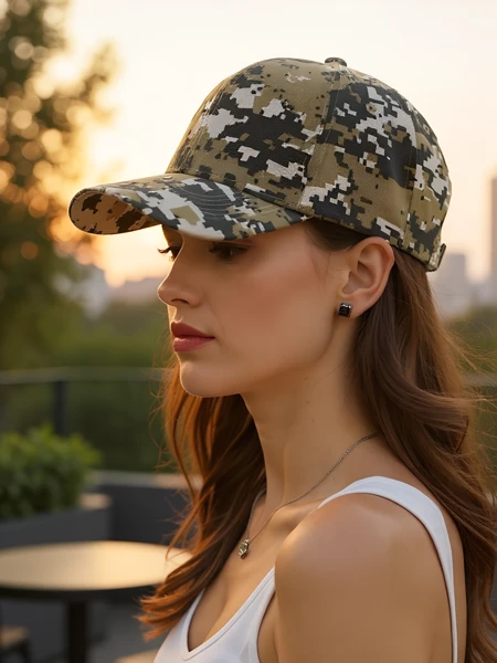 Royalfashion Czapka z daszkiem moro CamoFlex
