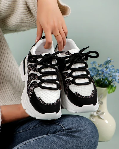 Royalfashion Sportowe sneakersy damskie na platformie Angello