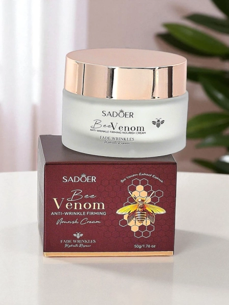 Sadoer Krem do twarzy z jadem pszczelim- intensywnie nawilża i regeneruje skórę