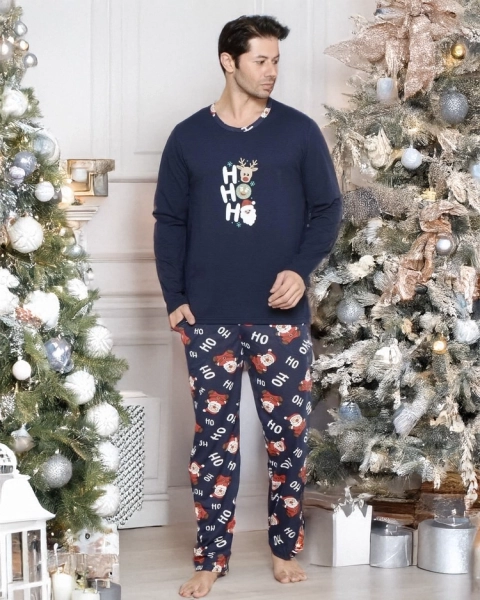 Royalfashion Різдвяний комбінезон для чоловіків 2-шт