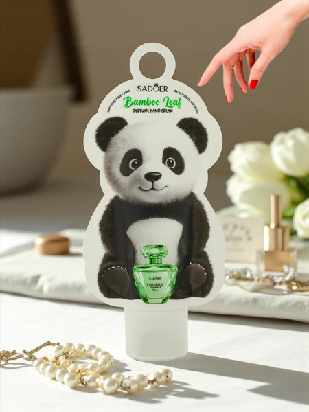 Sadoer Bamboo Leaf krem do rąk 50 ml w opakowaniu Panda — Aurelia Edition