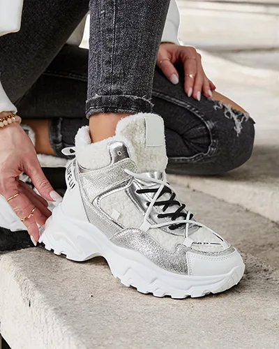 Royalfashion Sneakersy damskie z ociepleniem Pieco