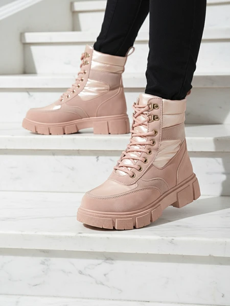 Bootsy Fuego Rosa - Стильні Жіночі Черевики З Плоским Каблуком