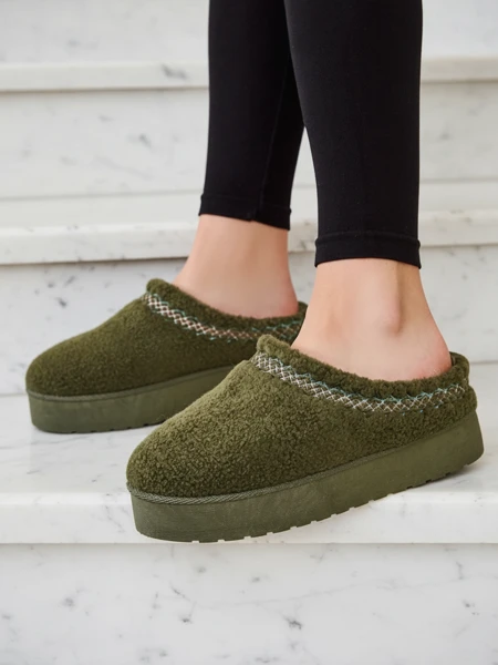 Royalfashion Krótkie buty a'la śniegowce damskie Sesele