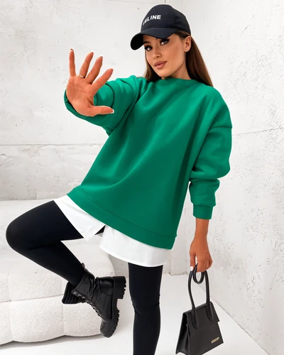 Royalfashion Котонова жіноча толстовка з відстібним низом