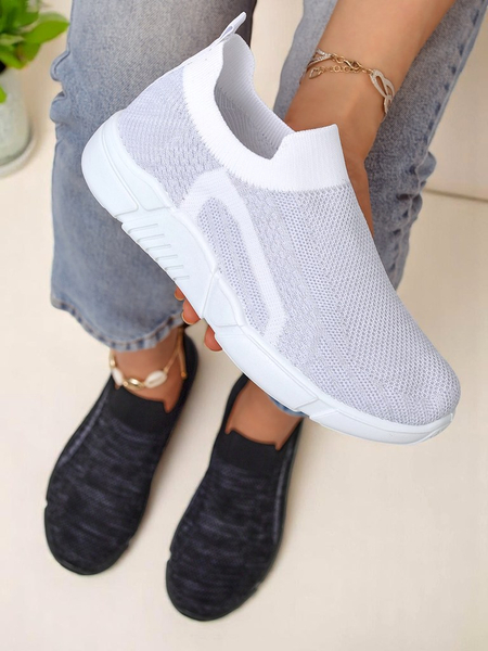Royalfashion Wsuwane damskie materiałowe buty sportowe Vena