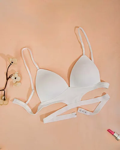 Royalfashion Damski biustonosz z ozdobnymi paseczkami