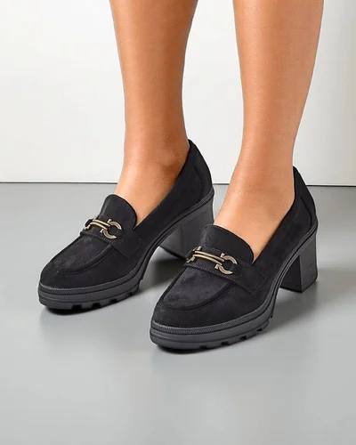 Royalfashion Mokasyny damskie na obcasie Tollinge