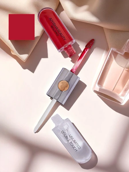 Pomadka do ust i bezbarwny błyszczyk 2w1 Lady Bug