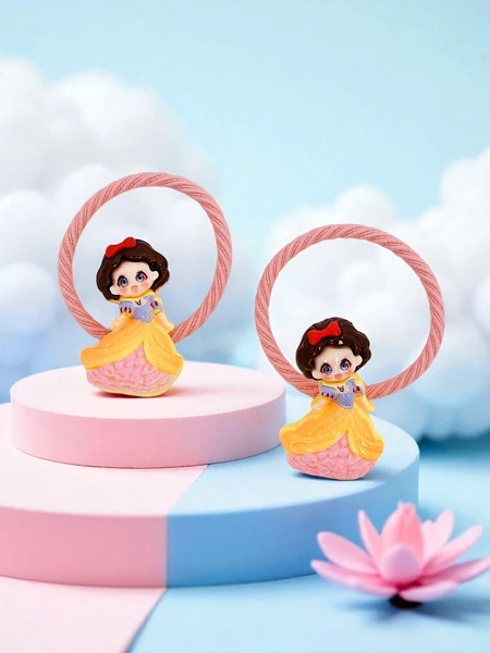 Gumki do włosów z motywem księżniczki