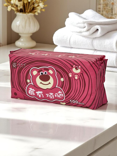 Bawełniane chusteczki nawilżające 100 szt.