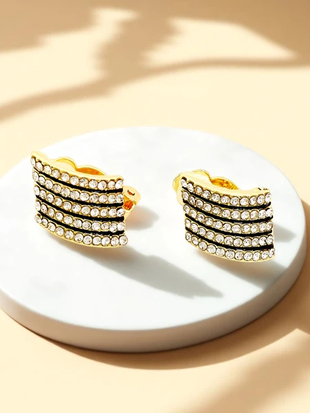 Royalfashion Жіночі кліпси з кубічним цирконієм