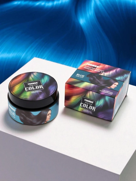 Formbo Azzurro Argus – глина для волосся кольору блакитного, стилізація Fashion