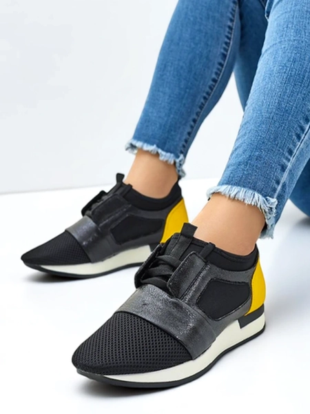 Royalfashion Sportowe sneakersy damskie tkaninowe Gentlesi