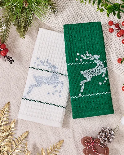 Royalfashion Świąteczny komplet ręczników Happy New Year