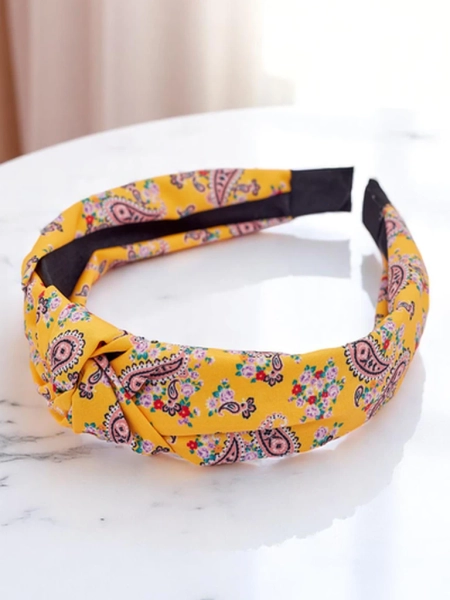 Royalfashion Opaska do włosów z pleceniem we wzorki Molly Twist