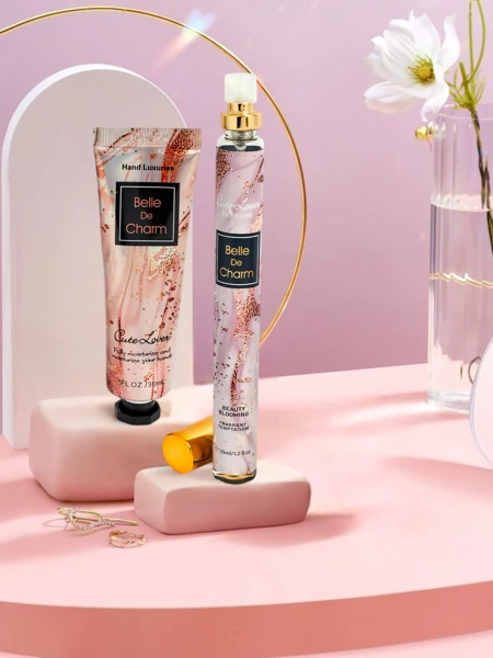 Zestaw Krem do rąk i perfumetka Belle De Charm