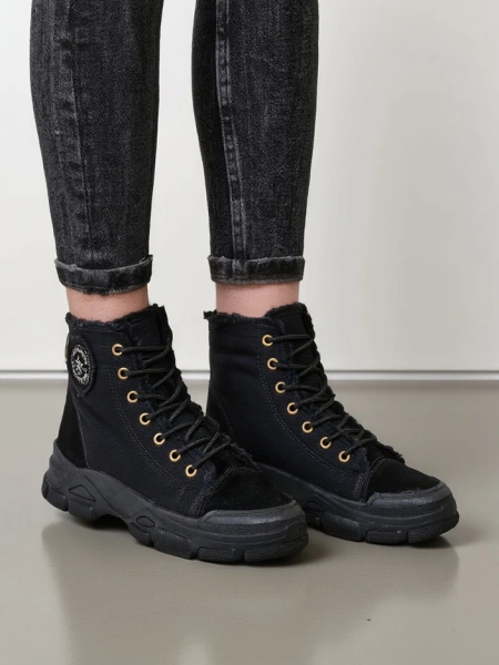 Royalfashion Wysokie trampki damskie Hirrias