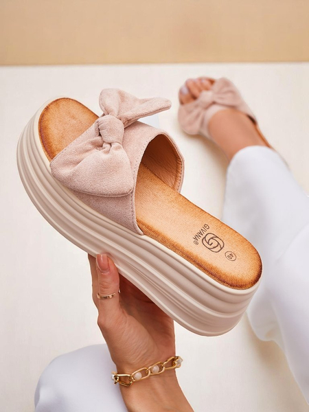 Royalfashion Klapki damskie na platformie Givan