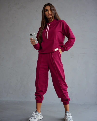 Royalfashion Bawełniany damski komplet casualowy