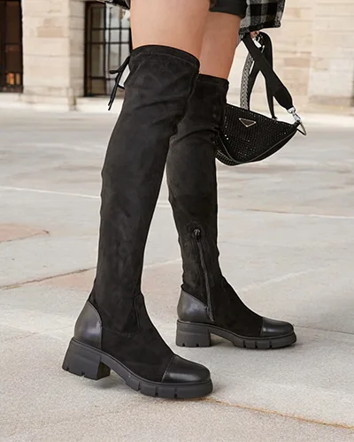Жіночі вище коліна чоботи Royalfashion Sewio