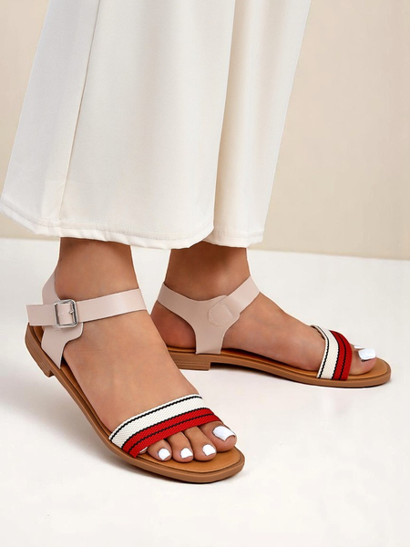 Royalfashion Damskie sandały na płaskiej podeszwie Naya