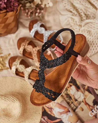 Royalfashion Damskie sandały z subtelną cholewką Millis