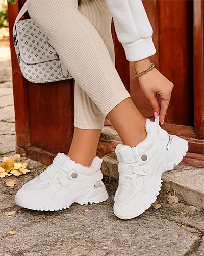 Жіночі кросівки з хутром Poriomo