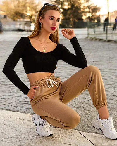 Royalfashion Damskie spodnie dresowe