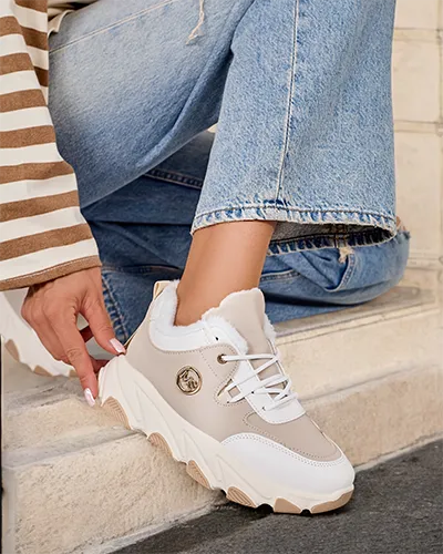 Royalfashion Sneakersy damskie z ociepleniem Aronni