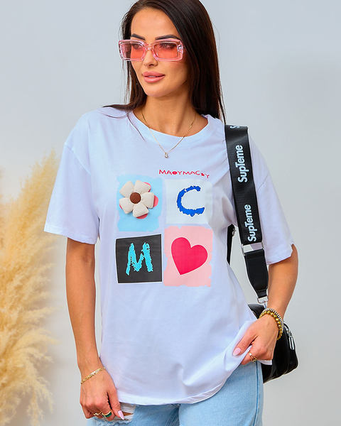 Royalfashion Damski t-shirt z nadrukiem