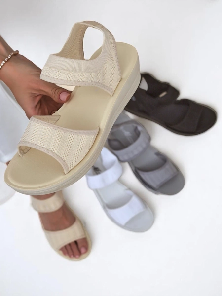 Royalfashion Damskie sandały na grubszej podeszwie Viva Flex